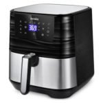 Innsky Air Fryer XL, 5.8QT 1700W Electric Stainless Steel Air Fryer Oven