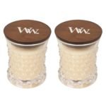 WoodWick Vintage Hobnail Candle Vanilla Bean (Pack of 2)