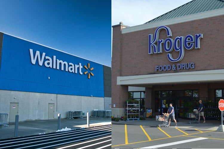 Walmart Kroger in Lead on Implementing Tech in Grocery Stores