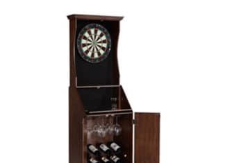 Dart Board Liquor Cabinet