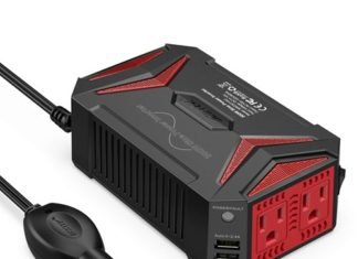 BESTEK 300Watt Power Inverter Car Adapter