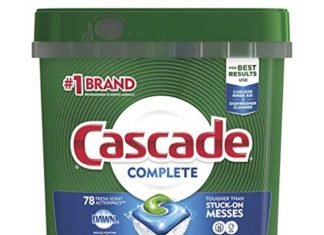 Cascade Dishwasher Detergent Packs