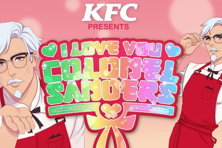 We will soon be Blessed by a KFC Published Colonel Sanders Dating Simulator