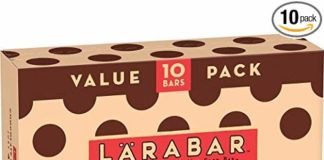 Deal Review 10 Count Gluten-Free, Vegan, Dairy Free Larabar Snack Bars (Chocolate Chip Cookie Dough, Apple Pie or PB&J)