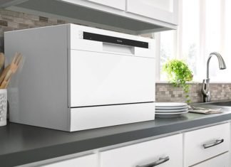 hOmeLabs HME010033N Compact Countertop Dishwasher