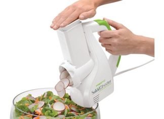 Presto 02910 Salad Shooter, Electric Slicer & Shredder