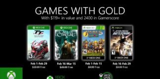 Xbox Games with Gold for February have been Announced