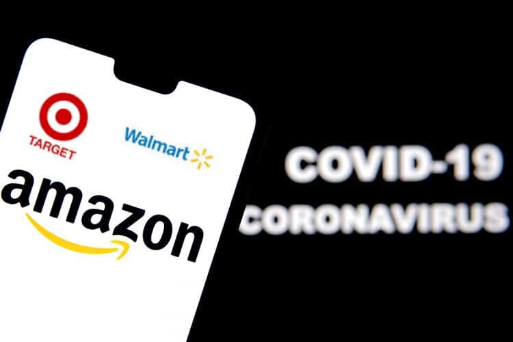 Amazon Walmart Coronavirus Covid-19