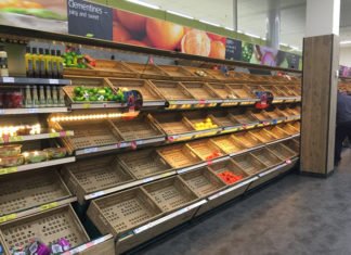 Food Shortage Empty Shelves