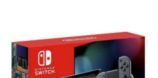 Nintendo Switch With Gray Joy-Cons