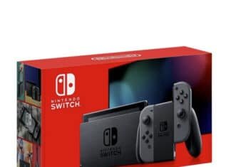 Nintendo Switch With Gray Joy-Cons