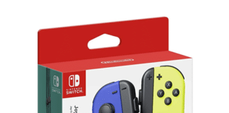Nintendo Switch Blue Neon Yellow Joy-Con