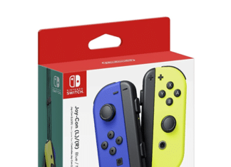 Nintendo Switch Blue Neon Yellow Joy-Con