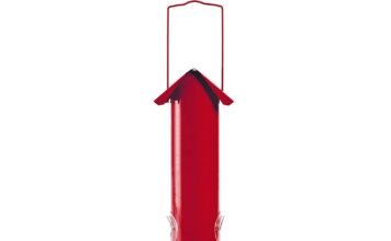 Perky Pet Red Metal Tube Bird Feeder